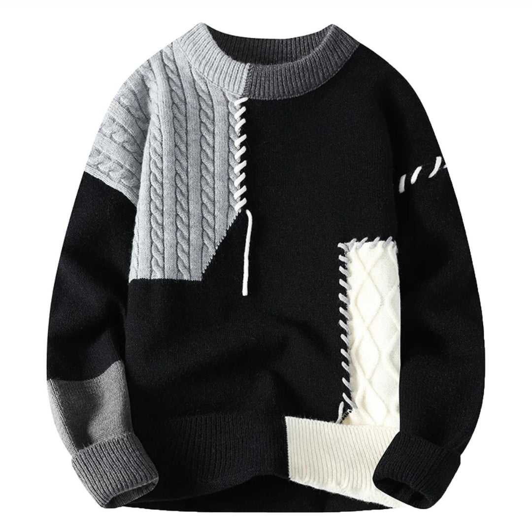 Ole™ | Hyggelig patchwork-sweater