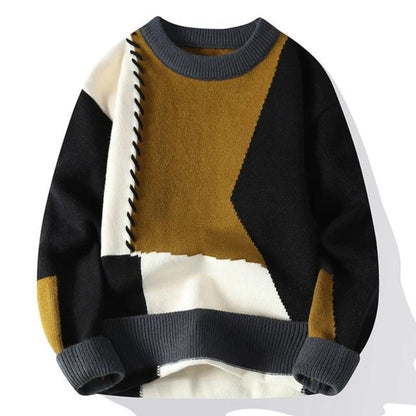 Ole™ | Hyggelig patchwork-sweater